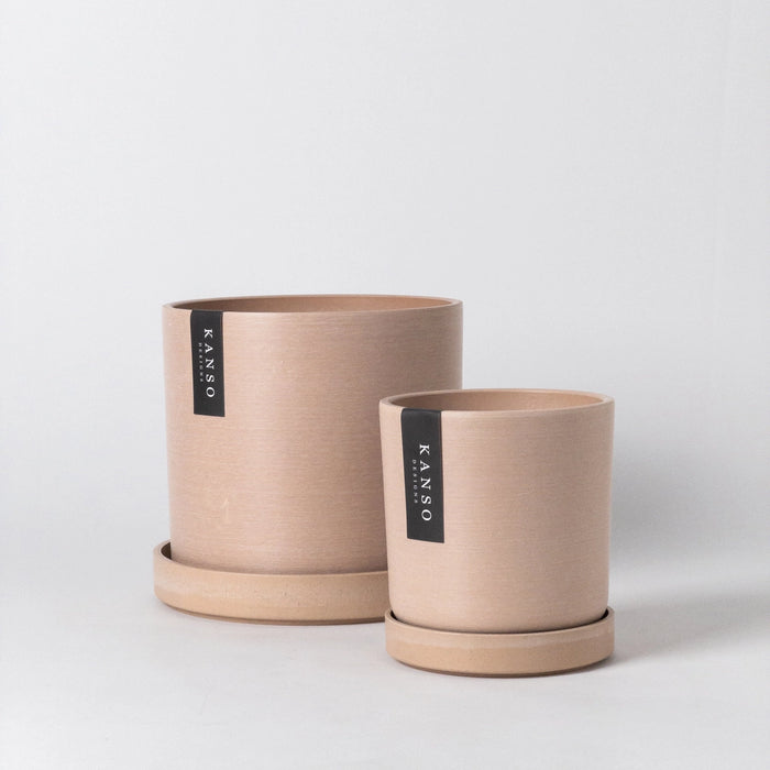 7" Kanso Designs Pot - Muted Coral