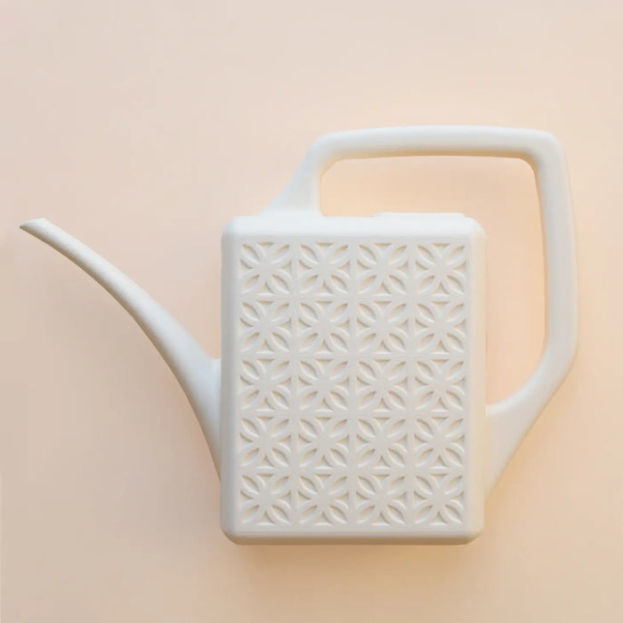 Breeze Block Watering Can - Ivory