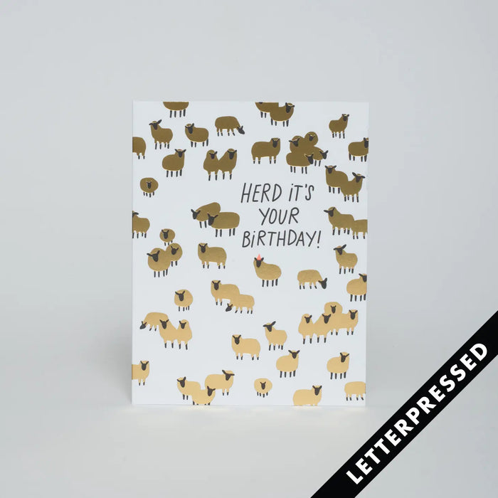 Herd Its Your Birthday Card