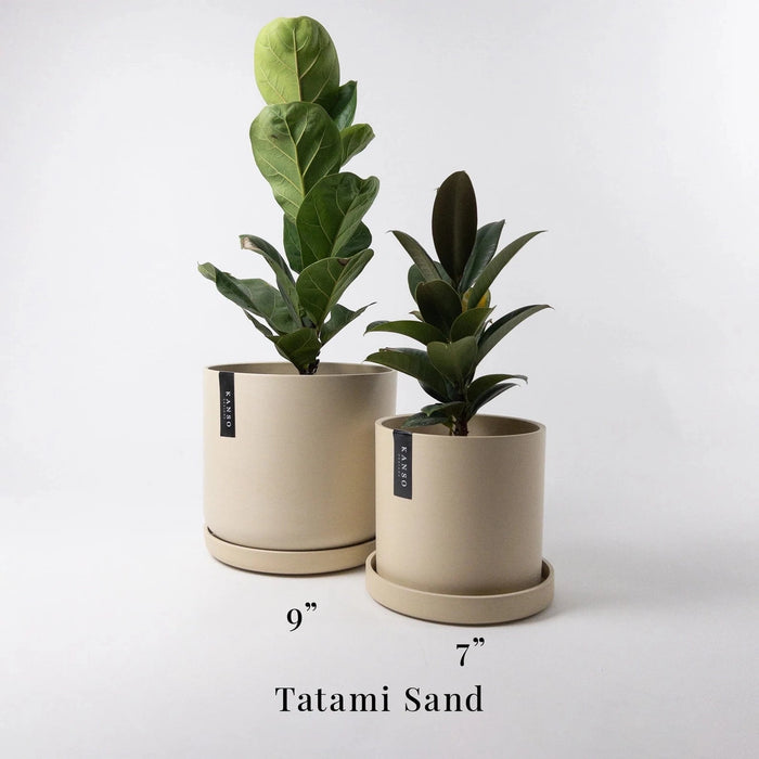 9" Kanso Designs Pot - Tatami Sand
